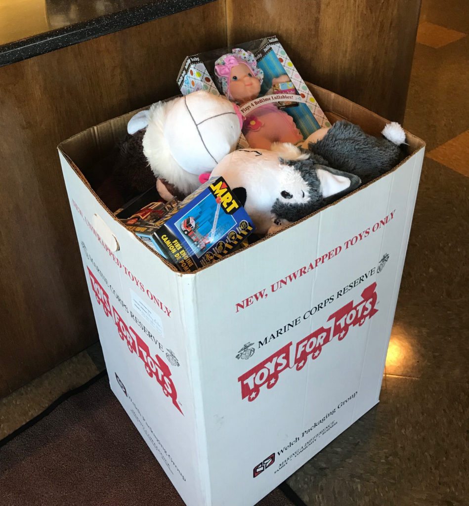 One more week left to collect Toys for Tots at T-Ross Brothers Construction