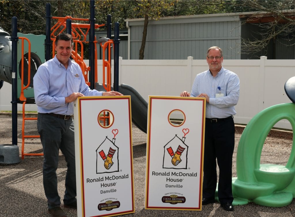 Corn Hole Boards for our Friends at Ronald McDonald House in Danville